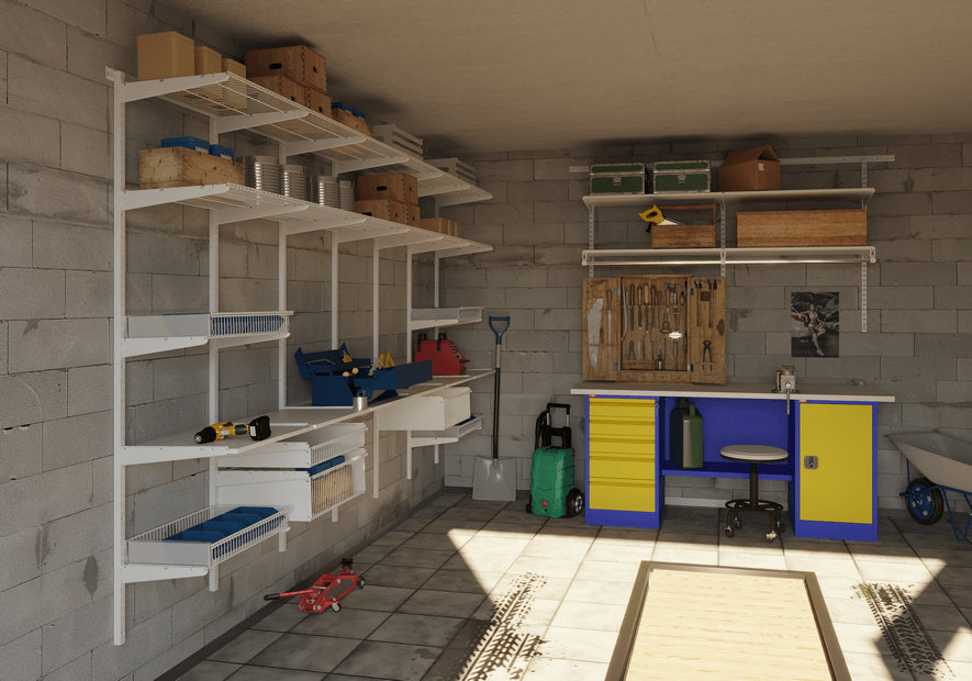 Проект гаража в стиле шале в интерьере (59 фото)
